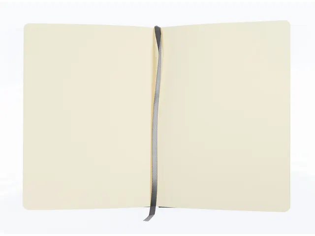 Schetsboek Kangaro A5 cold grey PU HC 80 vel 140gr roomwit met elastie