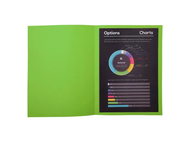 Dossiermap ROCK''S 220 24x32cm Groen 100 Stuks