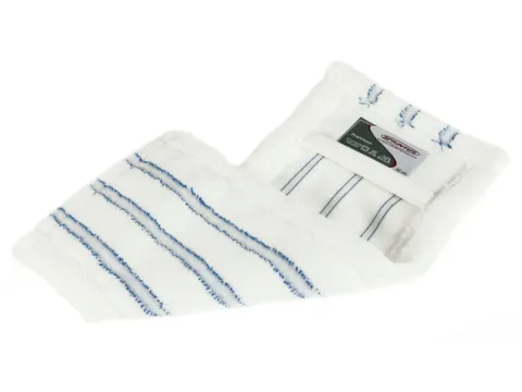 brede mop,B 500mm,microvezel,mop wit/blauw