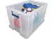 Bankers Box Opbergdoos Transparant 85 Liter