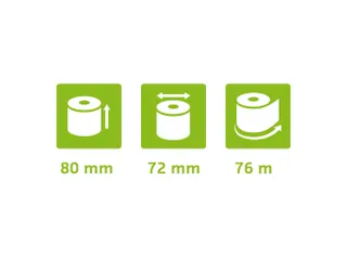Exacompta Kassarol 43828E Wit 80mmx80mmx12mm 75 Meter 55 Gram - 5