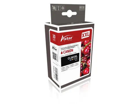 AS70723 ASTAR CANON CL561XL TS inkt 3 kleuren rebuilt 450pag 18ml