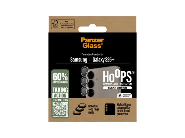 PanzerGlass Hoops Camera Lens Protector Transparent Samsung Galax