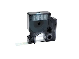 Labeltape Dymo 45020 D1 S720600 12mmx7m wit op transparant - 6