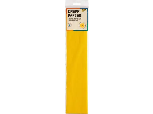 Crêpepapier Folia 50x250cm 10vel 106 geel