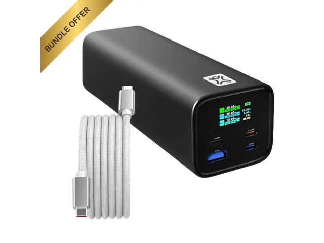 X-Power Max + Powerbank magnetische kabel 60W