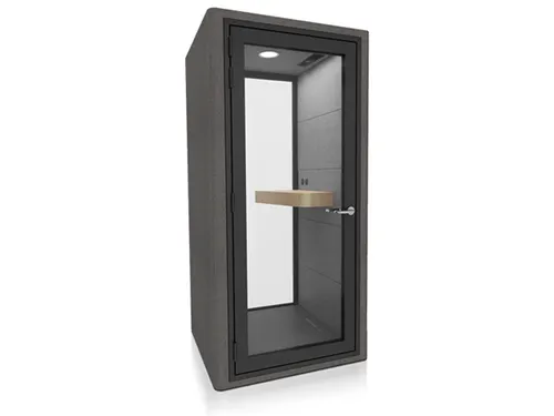 Akoestische Belcel Met Raam Roof Single POD Zwart