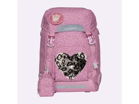 Schooltas Beckmann Classic 22L Furry pink