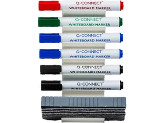Q-CONNECT accessoirehouder voor whiteboard incl. markers en wisser - 3