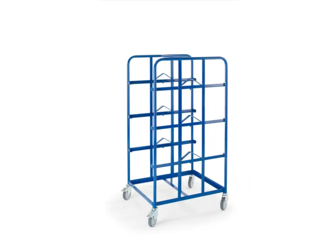 verzamelwagen,draagverm. 250kg,4etage(s),open,laadvl. LxB 610x410mm