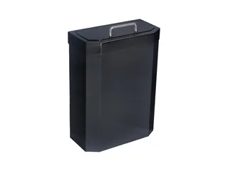 Hygiënebak Gesloten 10 liter Zwart PPA4010B - 1