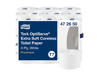 Tork 472630 OptiServe Hulsloos Toiletpapier T7 Advanced 2-laags 24 rol - 1