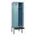 locker met bank,voor scheiding van kleding,HxBxD 2120x600x815mm,2vak