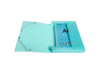 Klasseerdoos rug 40m m PP Chrom.Pastel - 39