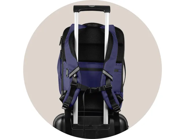 Rugzak Oxford Identity 14 vakken navy 15 inch