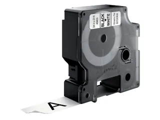 Labeltape Dymo 45803 D1 S720830 19mmx7m zwart op wit - 2