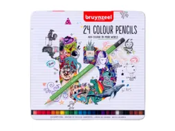Kleurpotloden Bruynzeel assorti blik à 24 stuks