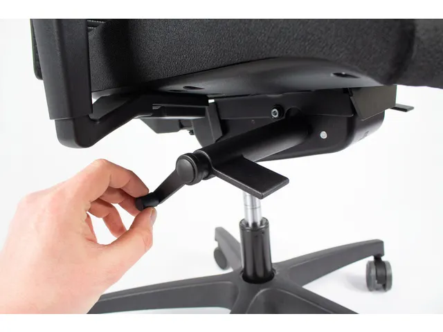 Bureaustoel EN1335 Linea Omnia 02 zwart/zwart met 3D armleuning
