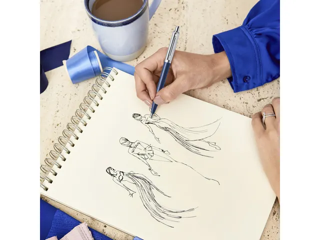 Balpen SHEAFFER SENTINEL 321 Blue brushed chrome chrome plated