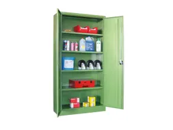 universele kast,HxBxD 1950x1000x400mm,RAL7035,front RAL6011