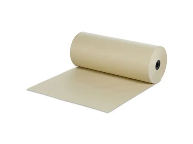 Blond kraft verpakkingspapier 70 g/m² 1200mmx300m rol 25 kg