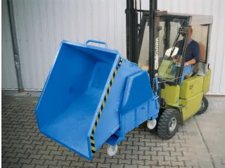 Kiepbak Hxbxd 945x850x1150mm 0.30m³ 163kg Draagverm. 750kg Ral5012 - 2