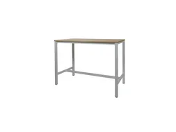 Domino Basic Statafel 160x80x110cm Havana kers Onderstel Alu