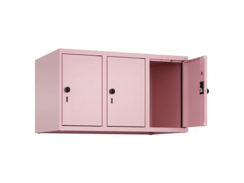 opzetkast,v. locker,3vak.,vak B 300mm,HxBxD 500x900x500mm,draaigrendel