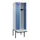 locker met bank,HxBxD 2120x600x815mm,2vak,vak B 300mm,draaigrendel