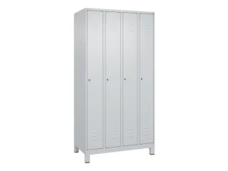 locker,HxBxD 1950x1000x500mm,4vak,vak B 250mm,cil.-slot,voeten - 1