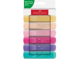 Markeerstift Faber-Castell 46 Pastel 6stuks blush, roze, lila, turquoi