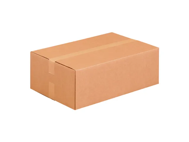 Amerikaanse vouwdoos 500x500x500mm Dubbelgolf BC-golf Bruin 10 stuks