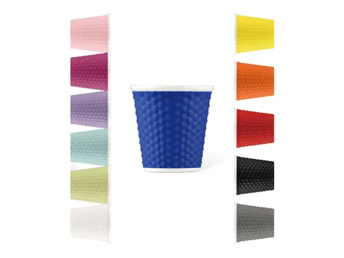 Beker porselein Les Artistes Paris 80ml met siliconen grip Blauw