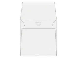 Vierkante envelop Strip 170x170mm Rives Shetland 171µm Extra wit - 1