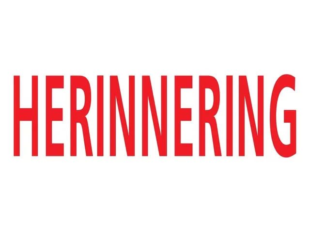 Tekststempel Colop Printer 20/L herinnering