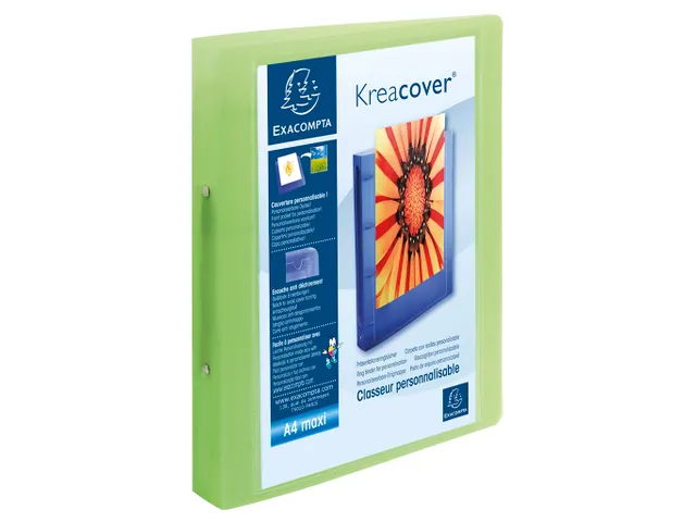 Ringmap Personaliseerbaar PP Kreacover A4+ 2R 30mm ass