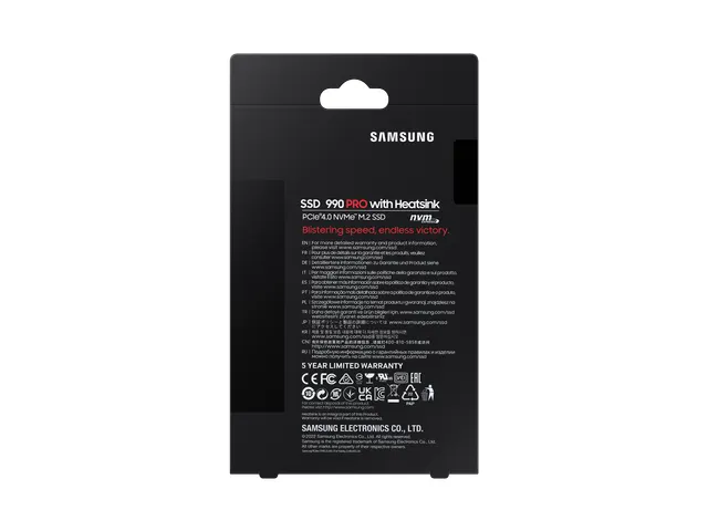 Samsung 990 Pro, 4 To, M.2, 7450 Mo/s