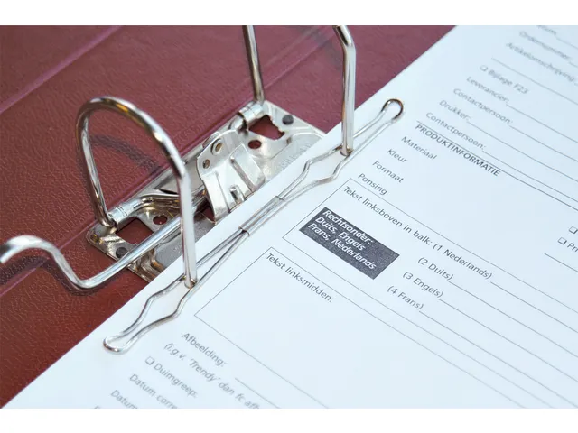 Papierspanner Kangaro voor ordners en ringbanden 20 stuks