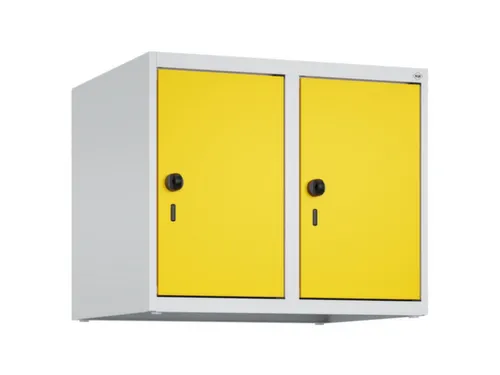 opzetkast,v. locker,2vak.,vak B 300mm,HxBxD 500x600x500mm,draaigrendel
