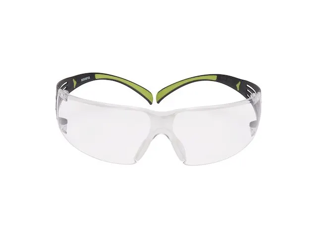 Lunettes de sécurité SecureFit 400 Noir/Vert Polycarbonate incolore