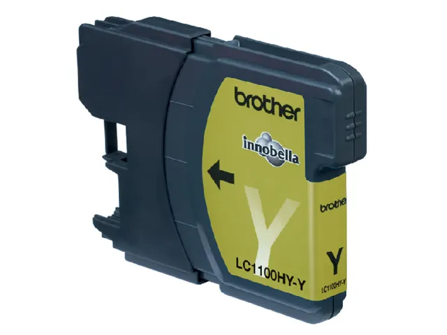 Inktcartridge Brother LC-1100HYY geel HC