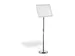 Support information sur pied avec cadre clipsable A3 aluminium