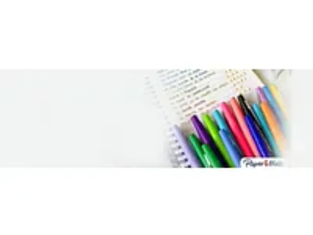 OUTLET Fineliner Paper Mate Flair Original medium zwart valuepack à 3