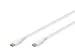 USB-C siliconen oplaadkabel USB-C USB-C 2m USB 2.0 60W wit