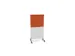 cloison de séparation,Hxl 1545x800mm,Bl-blanc,BN3012-orange