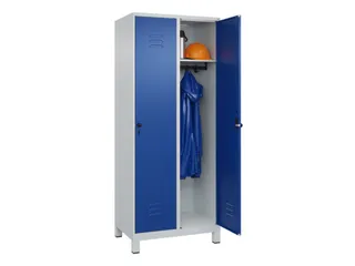 locker,HxBxD 1950x800x500mm,2vak,vak B 400mm,draaigrendel,voeten - 3
