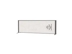 Akoestisch Bureauscherm MAULconnecto 160x50cm vrijstaand Antr/L.grijs