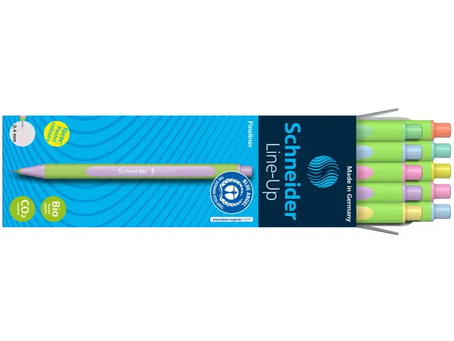 Fineliner Schneider Line-Up Pastel 0,4mm 10 stuks assorti in doos