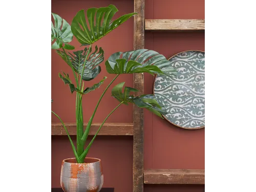 Kunstplant Mica Monstera in plastic pot 100x70cm