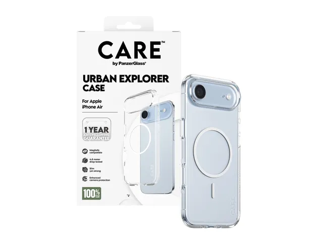 PanzerGlass CARE by Urban Explorer Case Transparent w. White Mag